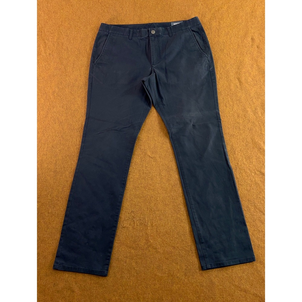 Bonobos Mens 36x34 Navy Blue Stretch Cotton Straight Leg Chino Pants